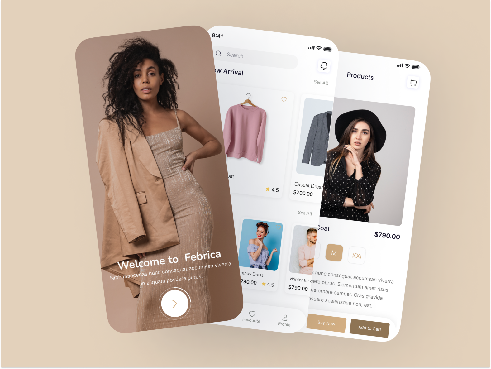 Fashion Mobile App UI by Md. Saikat Hawlader on Dribbble