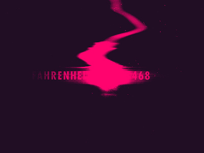 Fahrenheit 468 abstract cover futura gradient map practical effects scanner texture zine