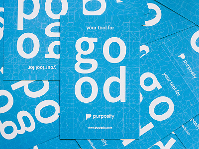 For Good card generosity illustration pattern print design texture typography