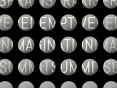 001—Crunchy abel branding event design geometric grain illustration pattern texture typography