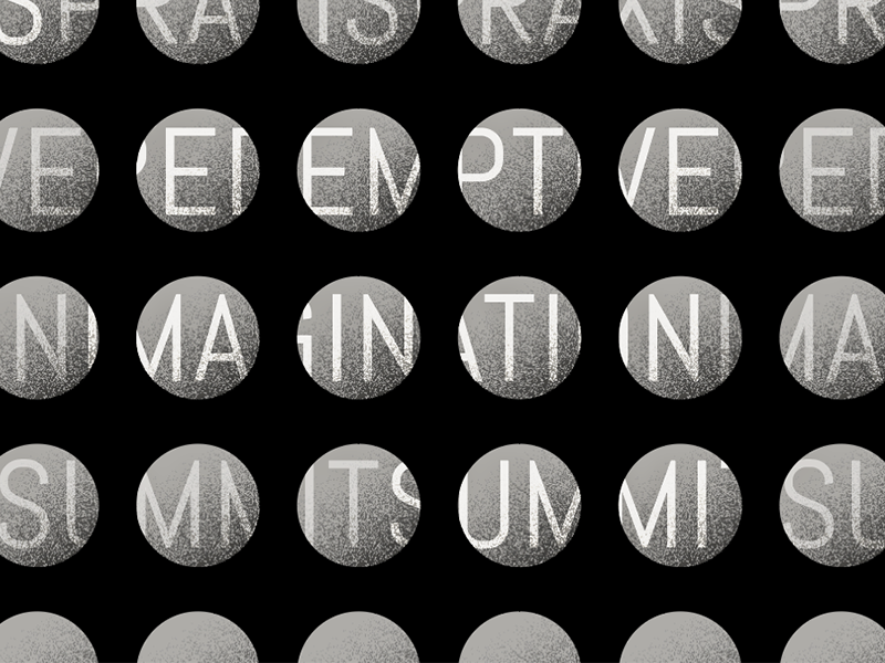 001—Crunchy grain texture abel event design pattern branding geometric typography illustration