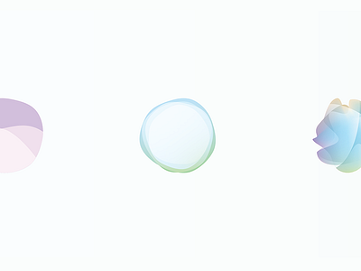 Bubbles and Amoebas. abstract ai blending modes brand circular colorful identity pastel