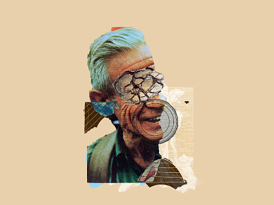 Collage Exploration / 01 abstract adobe photoshop mix collage face illustration portrait