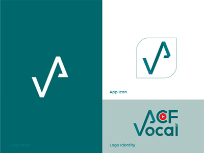 acf vocal logo design branding creative logo design icon design logo logo design music music icon play button studio vocal