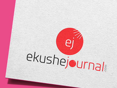 ekushe journal logo design