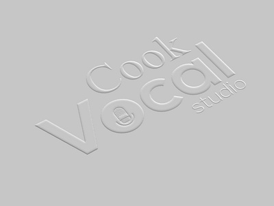 cook vocal logo design