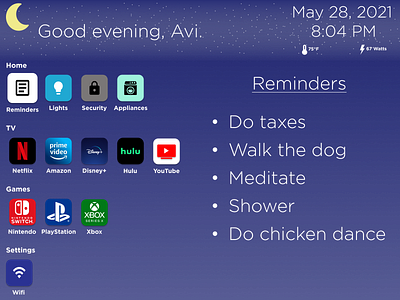 Daily UI Day 25 - TV App