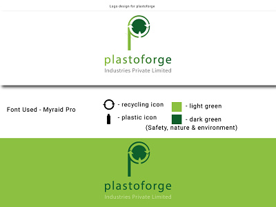 Logo design for Plastoforge branding design graphic design illustration logo typography vector