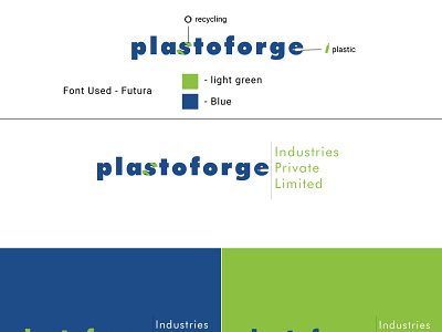 Logo design 3 for plastoforge branding design graphic design illustration logo typography vector