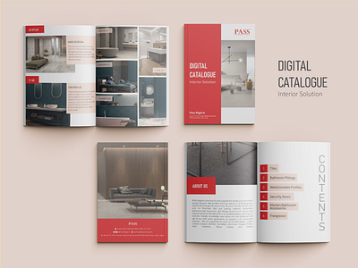 Catalogue Design for an Interior Solution branding design graphic design logo typography