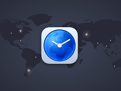Time Zone Pro - for Mac and iOS apple apple watch clock icon ios macos map testflight timezones ui ux