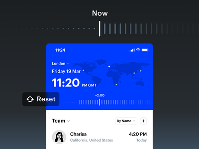 Time Scrubbing + Groups app apple clock design ios iphone product share ui ux