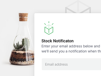 Out of stock icon overlay shop stock store ui