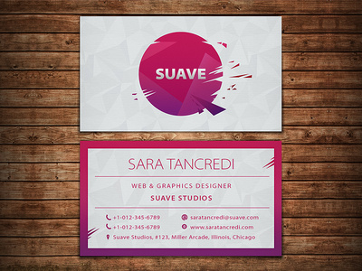Suave Elegant Business Card