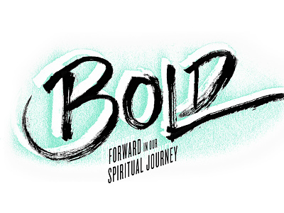 Bold Campaign Logo bold brush brushpen handlettering identity