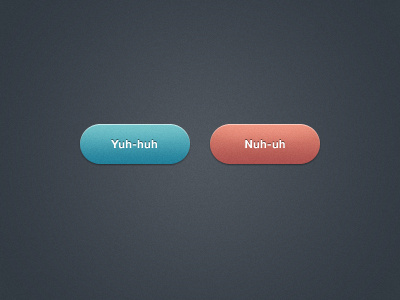 Large Rounded Buttons