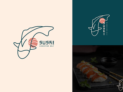 Sushi Bar Concept Logo