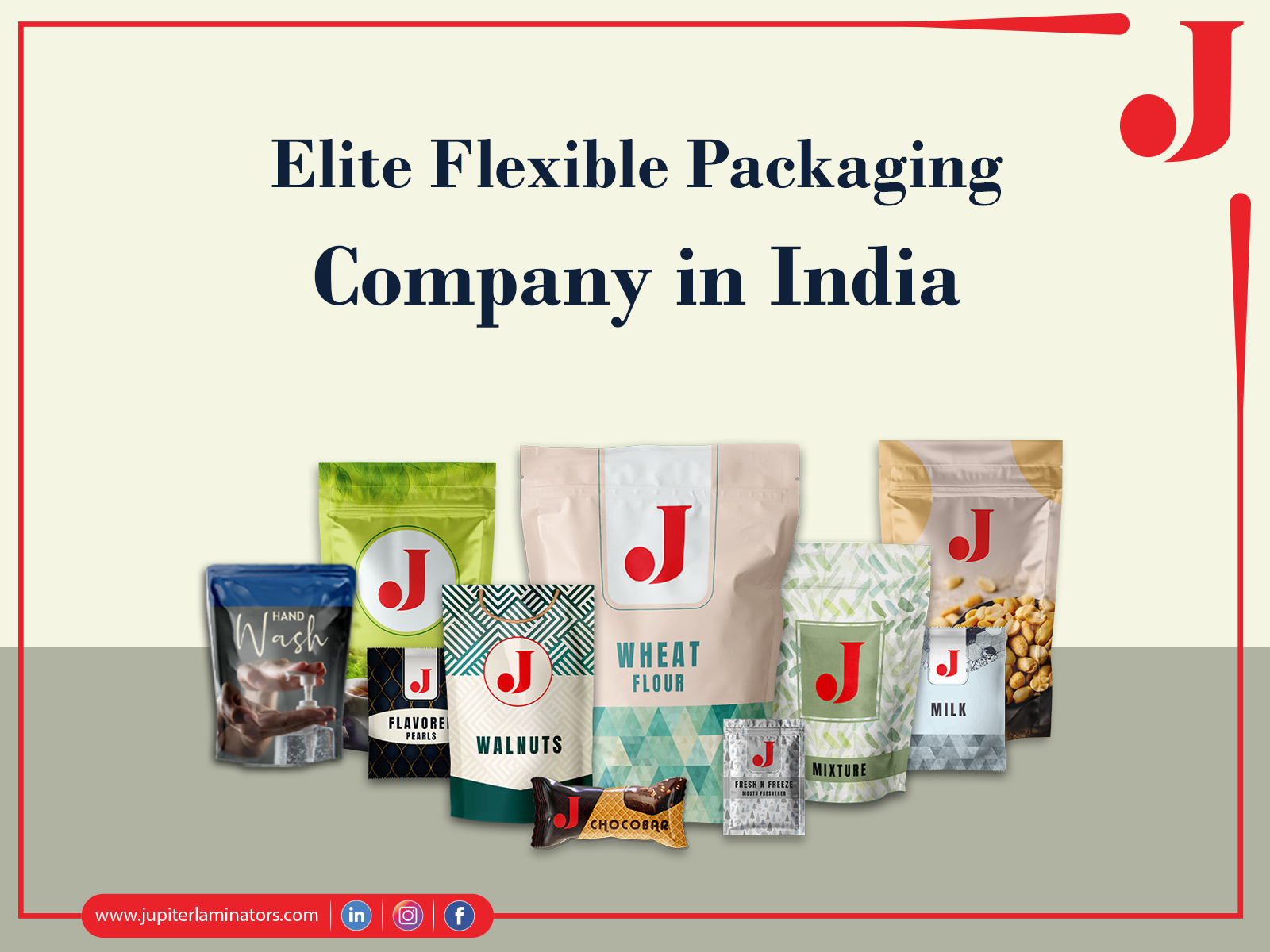Elite flexible packaging company in Delhi by Jupiter Laminators on Dribbble