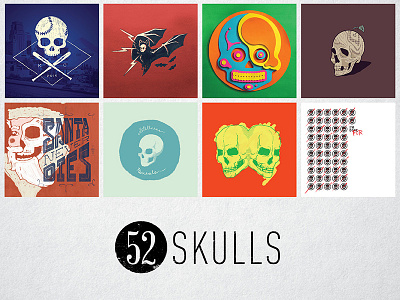 52 Skulls - Final Volume illustration skull skulls