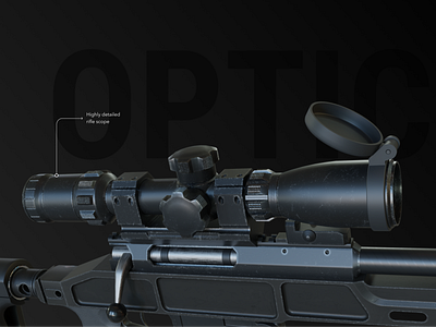 Sniper rifle 3d modeling 3d 3d artist 3d design 3d modeling 3d render sniper sniper rifle