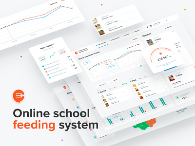 Online school feeding system design desktop app feeding system mobile app product design school app uiux user interface