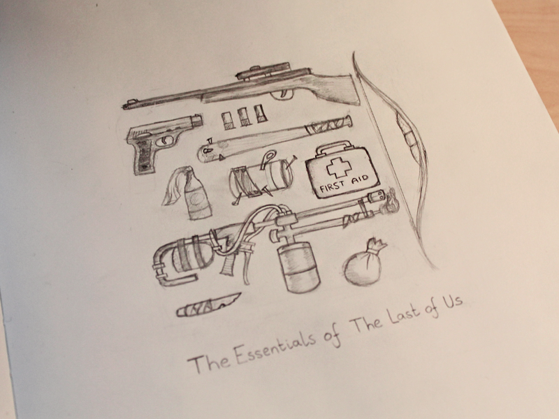 The Essentials of The Last Of Us the last of us sketch essentials