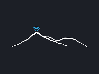 Mt.Shasta IT Services branding identity illustration logo symbol vector