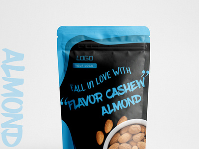 Pouch Packaging Design (Blue) graphic design