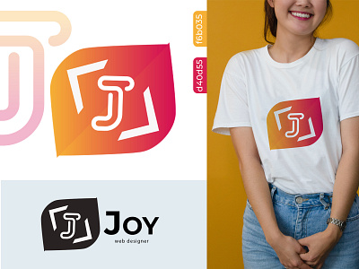 Web designer J logo logo