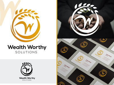 Wealth Worthy Logo g graphic design logo w logo