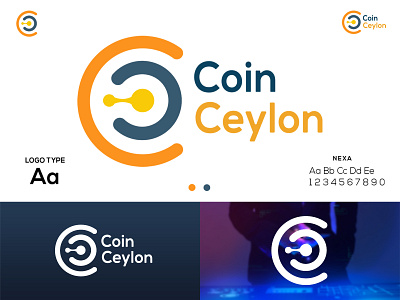 logo for a Tech Company Coin Ceylon