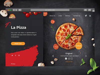 Pizza Shop UI/UX