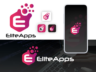 Elite Apps icon graphic design logo