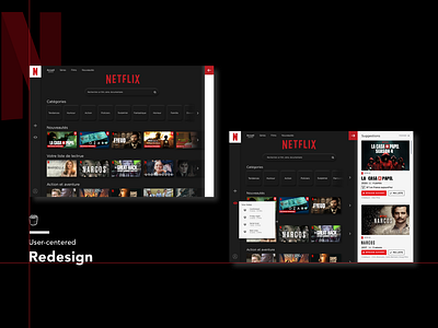 Netflix user centered redesign