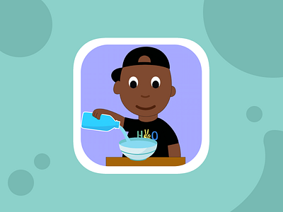 Wotah Bowl | App icon | App Store app icon art character design flat game illustration logo mobile