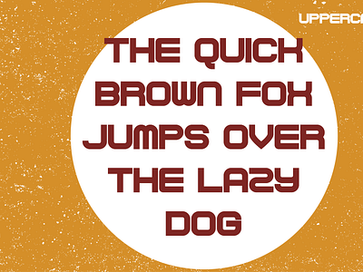 the quick brown fox jumps over the lazy dog design font illustration typography vector