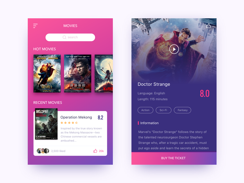 Day 015 - movie by Judicy on Dribbble