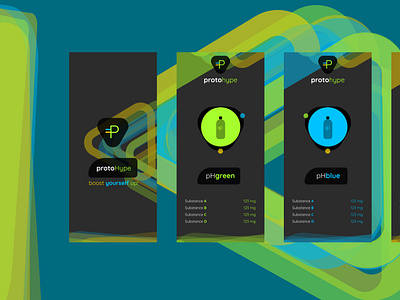 protoHype animation blue color conceptual energy drink green hue logo mobile product design product page promotional design prototype ui ux yellow