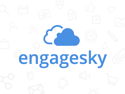 engagesky logo company engagement engagesky logo software