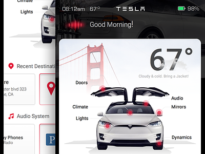 Tesla Model X Dashboard car carui dashboard model x modelx tesla
