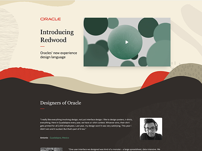 Oracle design team cloud design designers designteam devs frontend hiring oracle team ux uxdesign
