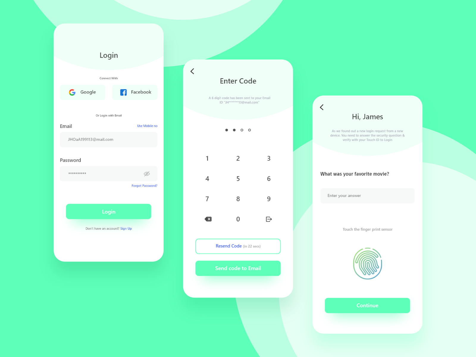 App Login Ui Design by Rohit on Dribbble