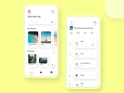 Trip Planner App UI