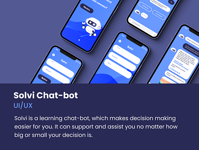 Chat-bot Solvi UI/UX Design chat bot design figma ui uiux uiux design ux