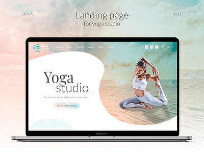 Landing Page for Yoga Studio
