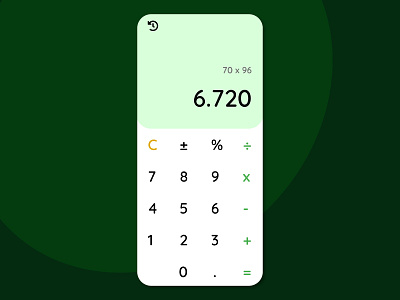 Calculator | Daily UI 004 app dailyui design explore ui