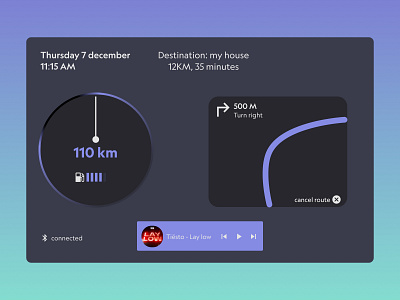 Car interface | Daily UI 34 dailyui dashboard design explore ui