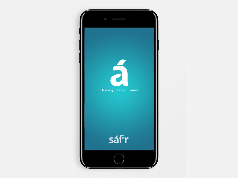Safr | Driving Peace of Mind animation cab clean driver gif ios iphone7 logo splash tagline taxi uber