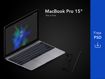 Macbook & ipad mockup 15 inch 2017 download free freebie ipad macbook mockup pro psd