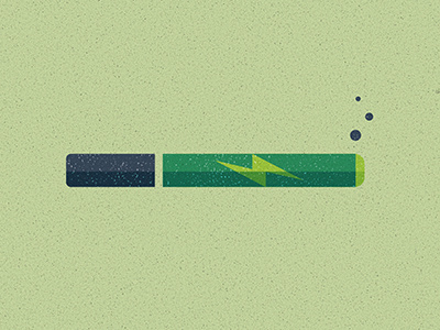 E Cig addiction cigerette green illustration power texture
